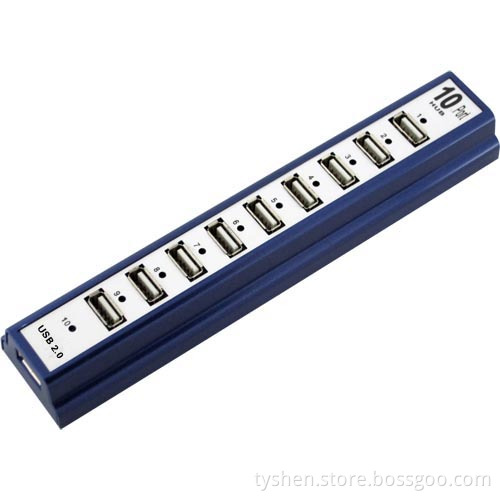 USB 2.0 Hub 10 Ports